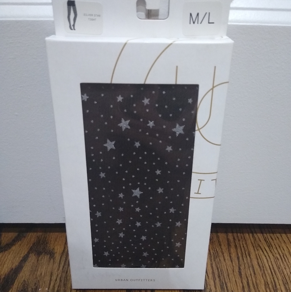 NWT Urban Outfitters Silver Star Tight - Picture 6 of 6